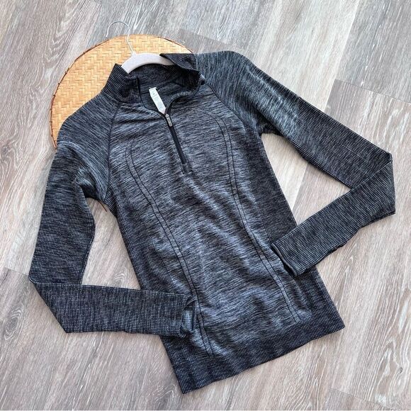 Lululemon‎ swiftly tech wool 1/2 zip pullover women’s size 8 - Picture 5 of 9